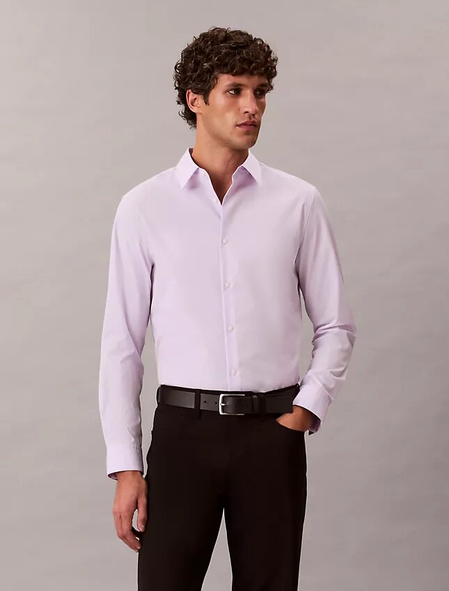 Chemise slim en coton Stretch Supima Chemise slim en coton Stretch Supima
