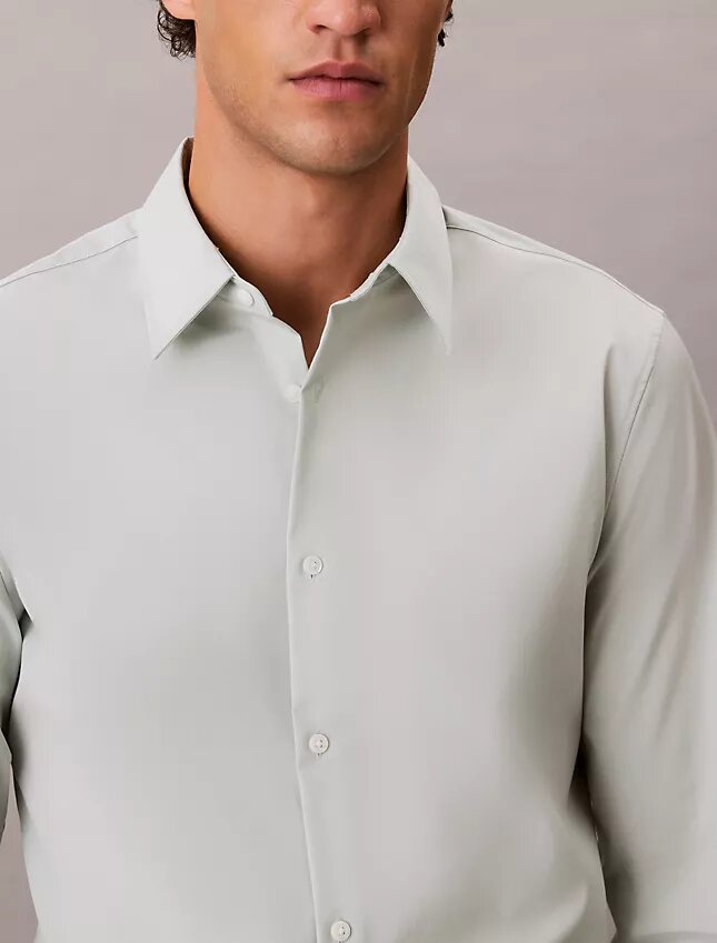 Chemise slim en coton Stretch Supima Chemise slim en coton Stretch Supima