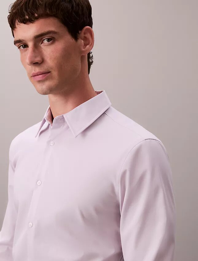 Chemise slim en coton Stretch Supima Chemise slim en coton Stretch Supima