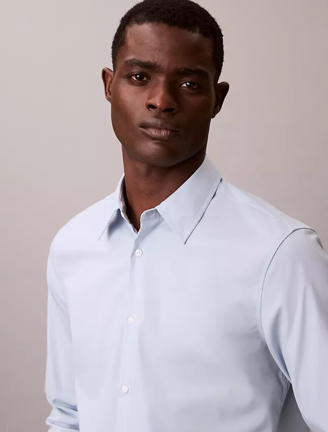 Chemise slim en coton Stretch Supima Chemise slim en coton Stretch Supima