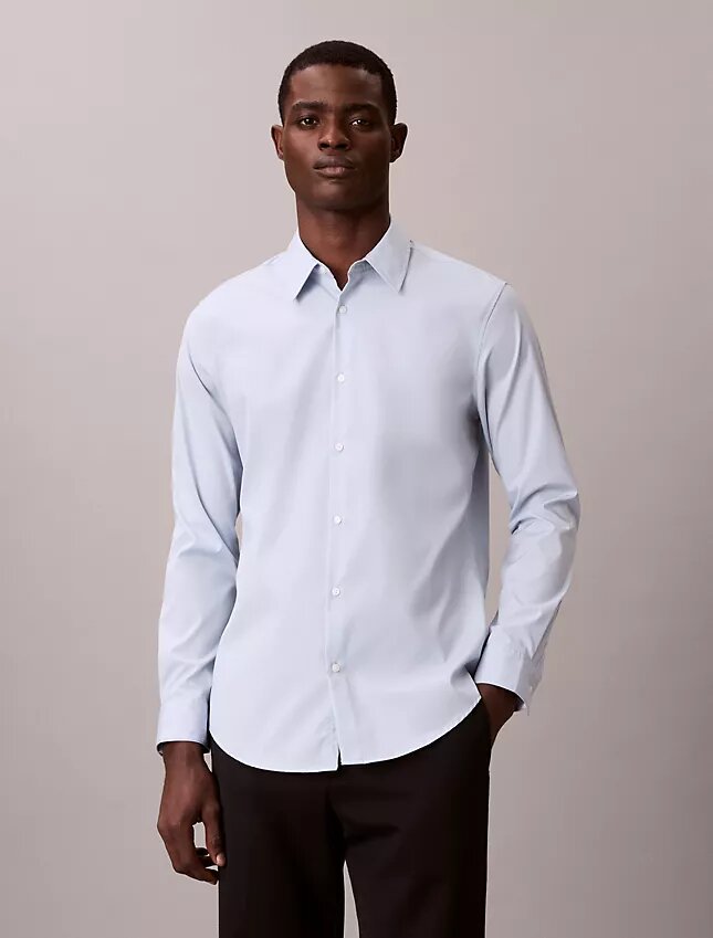 Chemise slim en coton Stretch Supima Chemise slim en coton Stretch Supima