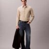 Chemise slim stretch à rayures et boutons Chemise slim stretch à rayures et boutons