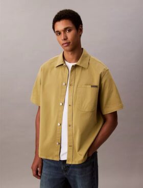 Chemise utilitaire décontractée à boutons