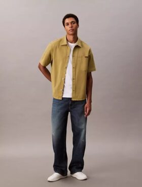 Chemise utilitaire décontractée à boutons