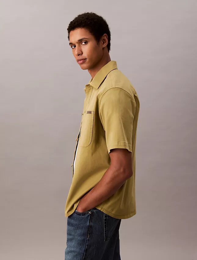 Chemise utilitaire décontractée à boutons Chemise utilitaire décontractée à boutons