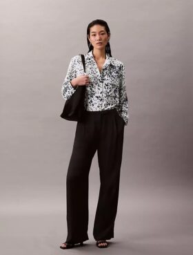 Chemise Utility Shirt décontractée imprimée à boutons