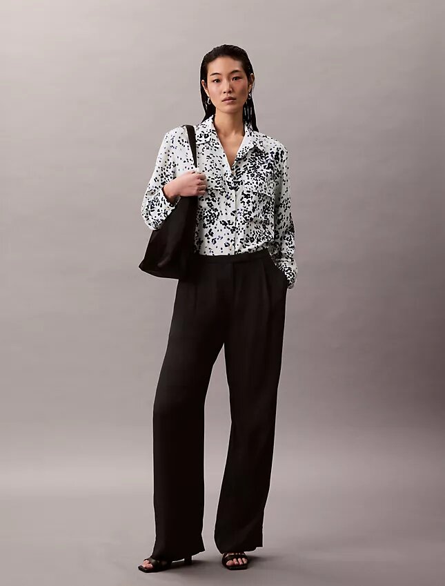 Chemise Utility Shirt décontractée imprimée à boutons Chemise Utility Shirt décontractée imprimée à boutons