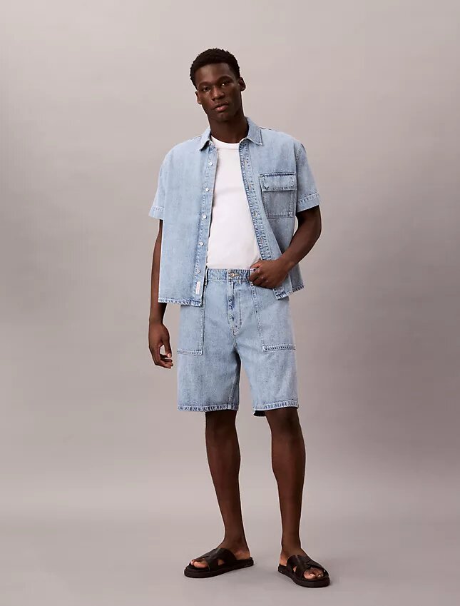 Chemise Utility Shirt en denim à boutons Chemise Utility Shirt en denim à boutons