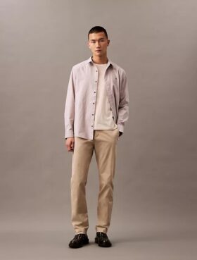 Chino en coton stretch