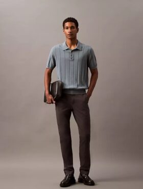 Chino en coton stretch