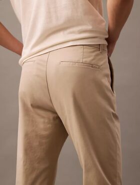 Chino en coton stretch