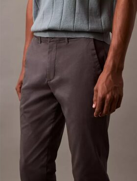 Chino en coton stretch
