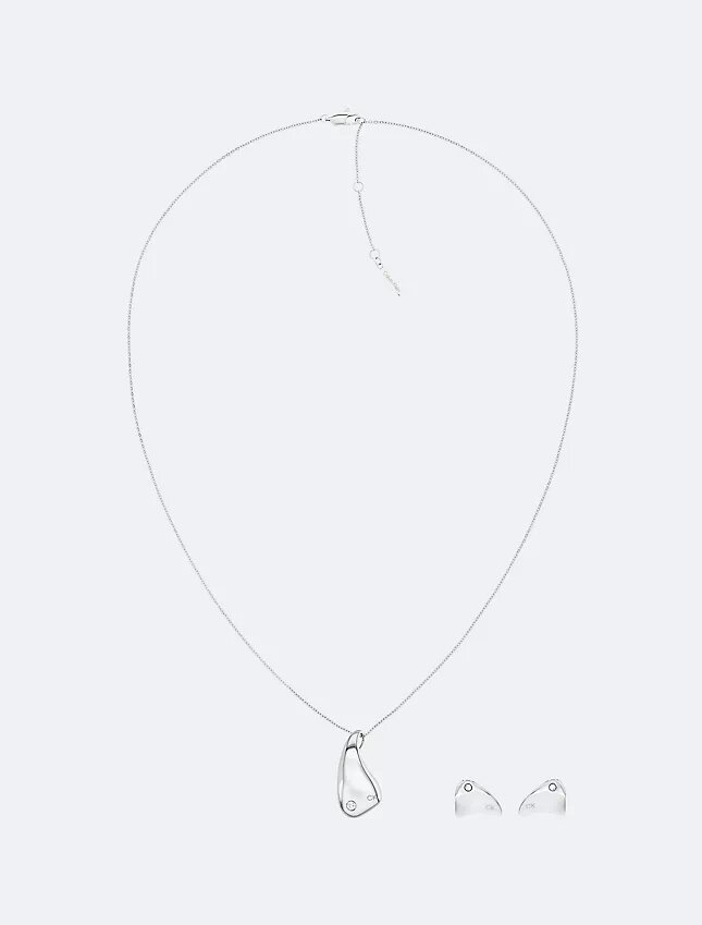 Collier aux formes organiques minimalistes Collier aux formes organiques minimalistes