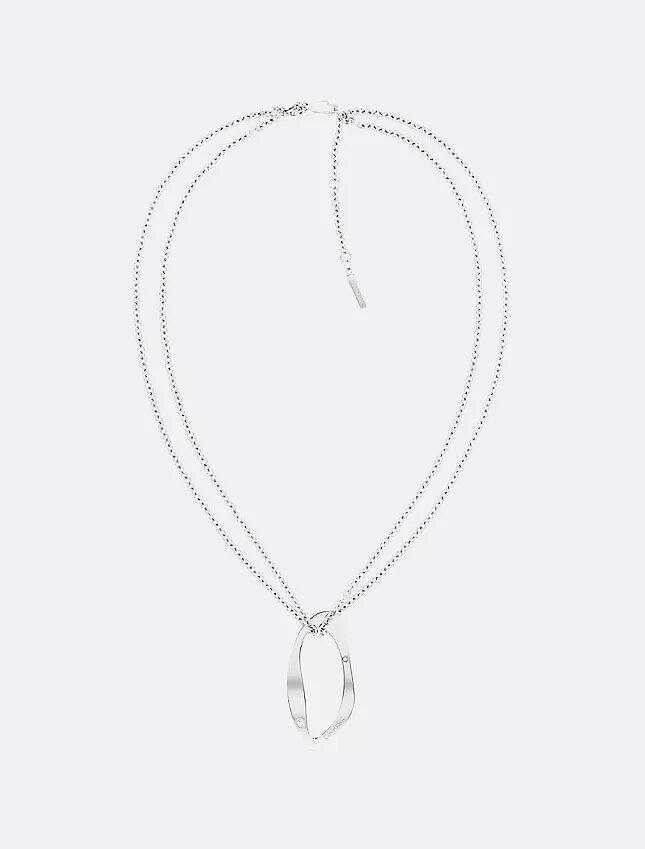 Collier avec pendentif de forme organique arrondie Collier avec pendentif de forme organique arrondie