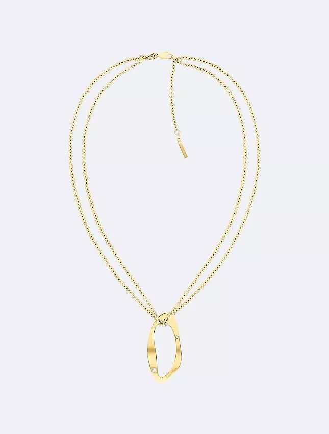 Collier avec pendentif de forme organique arrondie Collier avec pendentif de forme organique arrondie