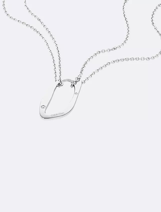 Collier avec pendentif de forme organique arrondie Collier avec pendentif de forme organique arrondie