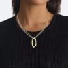 Collier avec pendentif de forme organique arrondie Collier avec pendentif de forme organique arrondie