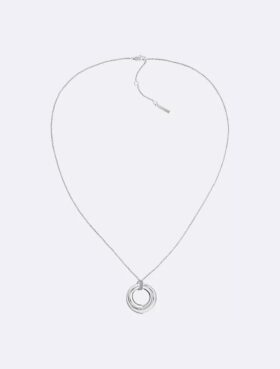 Collier avec pendentif rond sculptural
