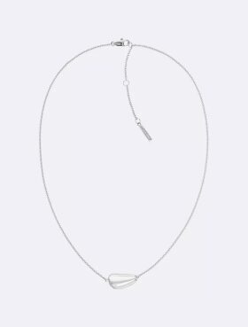 Collier à maillons avec pendentif en forme de goutte