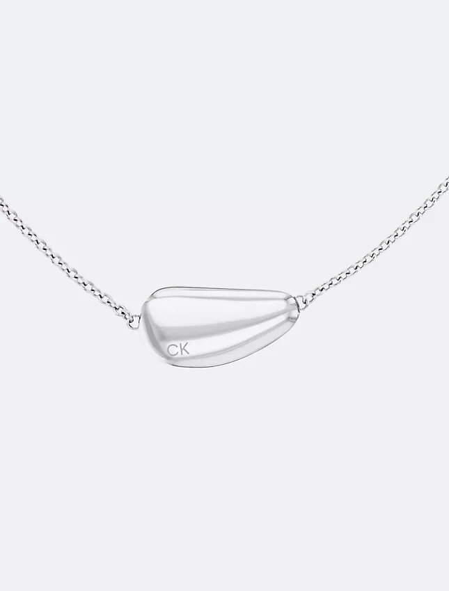 Collier à maillons avec pendentif en forme de goutte Collier à maillons avec pendentif en forme de goutte