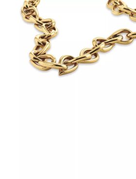 Collier à maillons sculpturaux