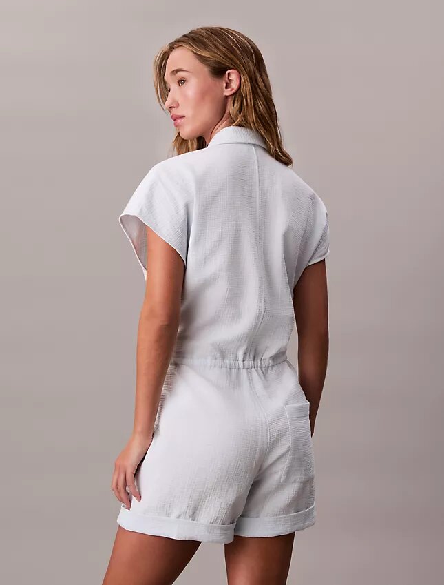 Combinaison en gaze de coton et viscose Combinaison en gaze de coton et viscose
