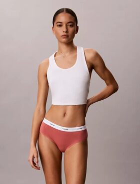 Culotte Hipster en coton stretch côtelé