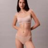 Culotte Hipster en microfibre extensible avec dentelle Culotte Hipster en microfibre extensible avec dentelle