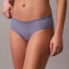Culotte Hipster en microfibre extensible avec dentelle Culotte Hipster en microfibre extensible avec dentelle