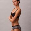 Culotte Hipster en microfibre extensible avec dentelle Culotte Hipster en microfibre extensible avec dentelle