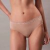 Culotte Hipster en microfibre extensible avec dentelle Culotte Hipster en microfibre extensible avec dentelle