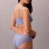 Culotte Hipster en microfibre extensible avec dentelle Culotte Hipster en microfibre extensible avec dentelle