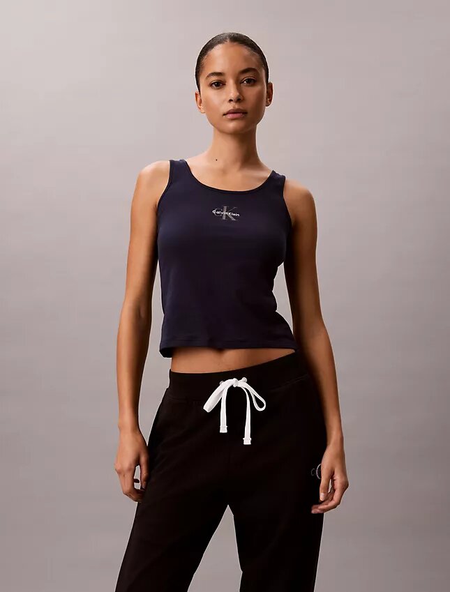 Débardeur de détente en Cotton Stretch Débardeur de détente en Cotton Stretch