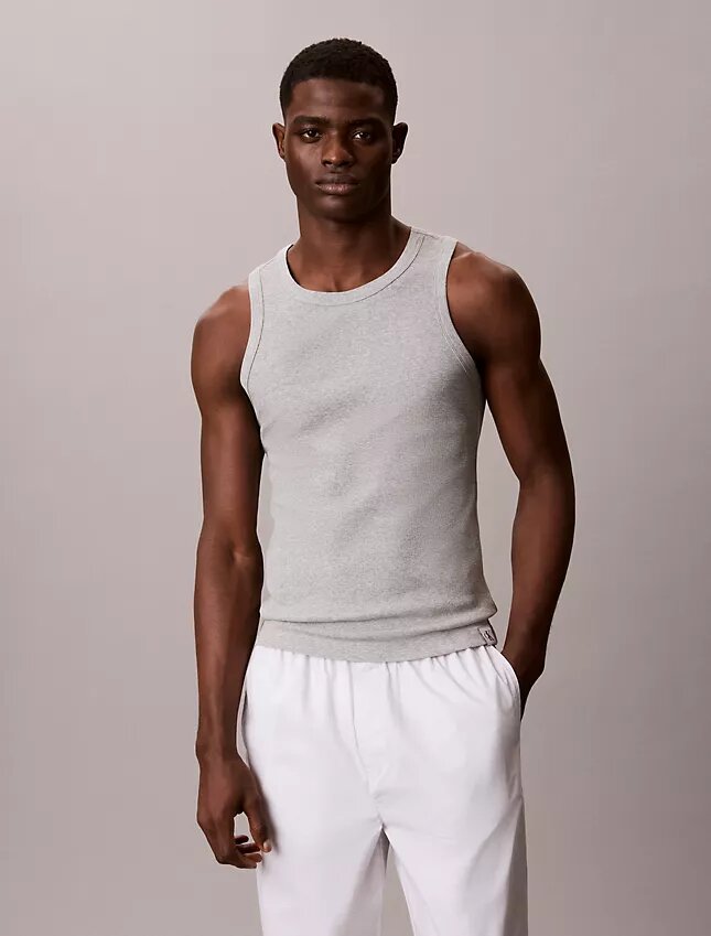 Débardeur de nuit en Cotton Stretch Débardeur de nuit en Cotton Stretch