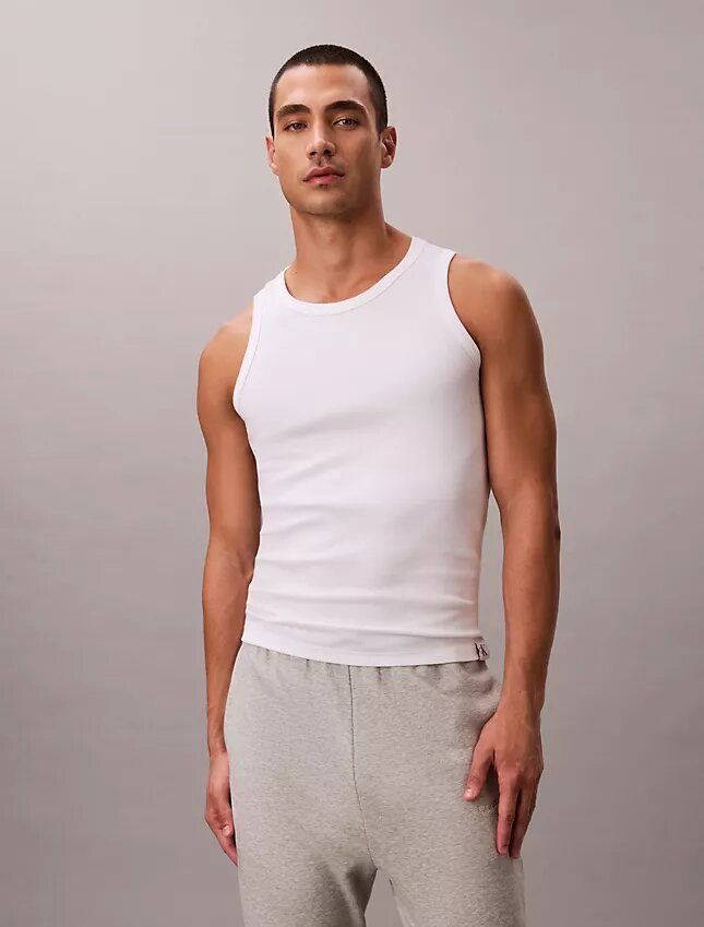 Débardeur de nuit en Cotton Stretch Débardeur de nuit en Cotton Stretch
