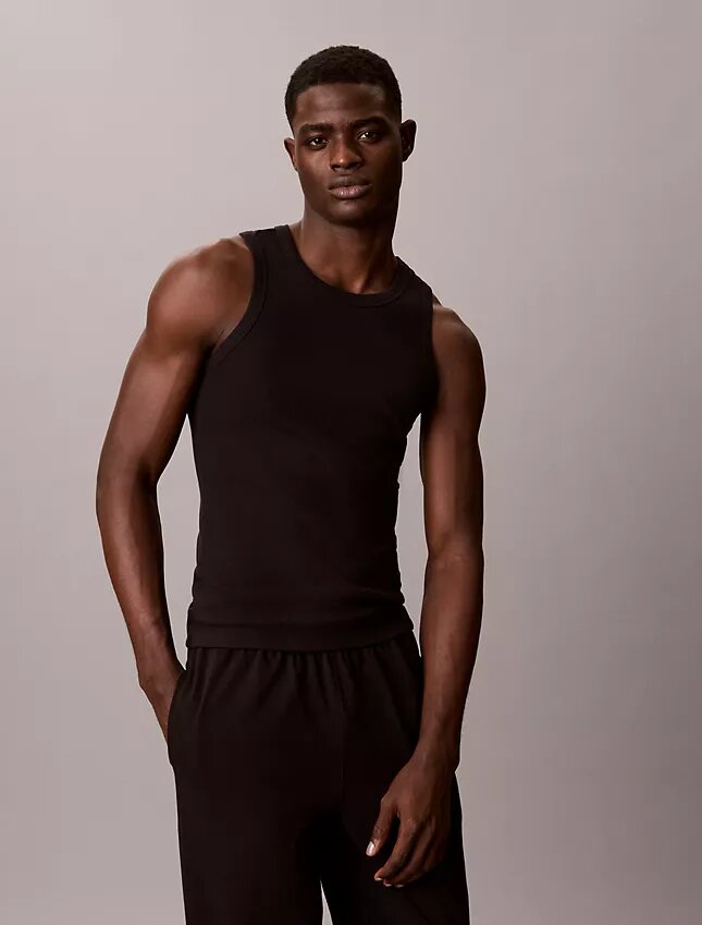 Débardeur de nuit en Cotton Stretch Débardeur de nuit en Cotton Stretch
