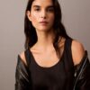 Débardeur en satin de viscose Débardeur en satin de viscose