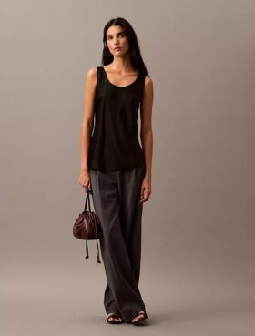 Débardeur en satin de viscose