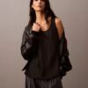 Débardeur en satin de viscose Débardeur en satin de viscose