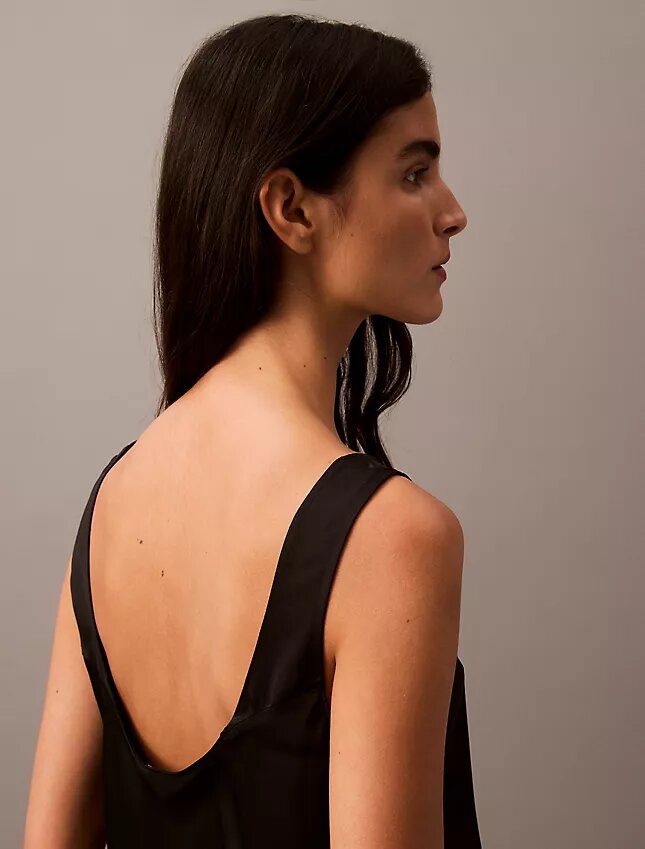 Débardeur en satin de viscose Débardeur en satin de viscose
