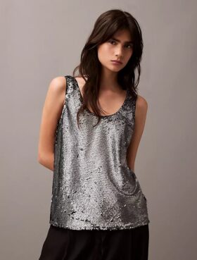 Débardeur à paillettes