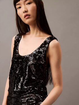 Débardeur à paillettes