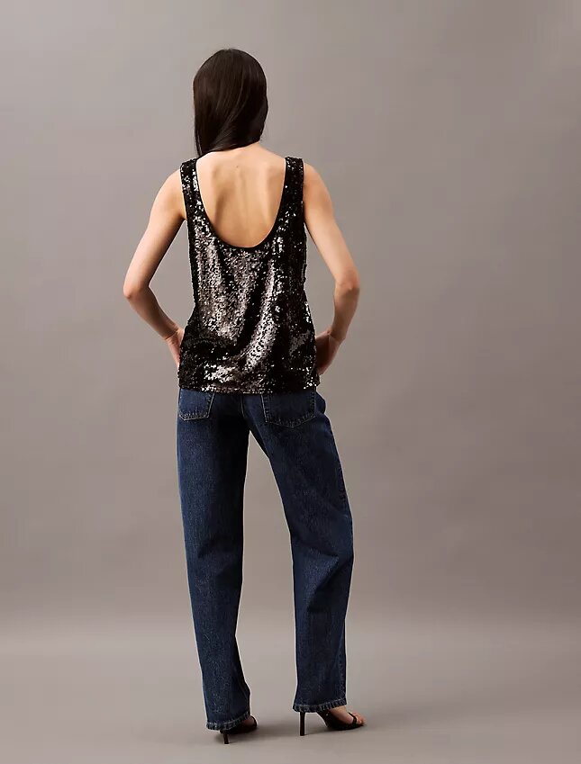 Débardeur à paillettes Débardeur à paillettes