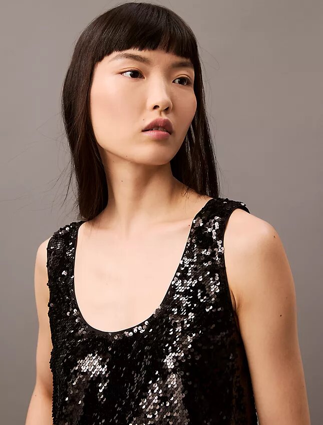 Débardeur à paillettes Débardeur à paillettes