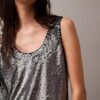 Débardeur à paillettes Débardeur à paillettes