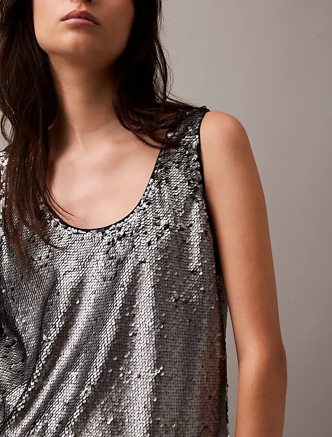 Débardeur à paillettes Débardeur à paillettes