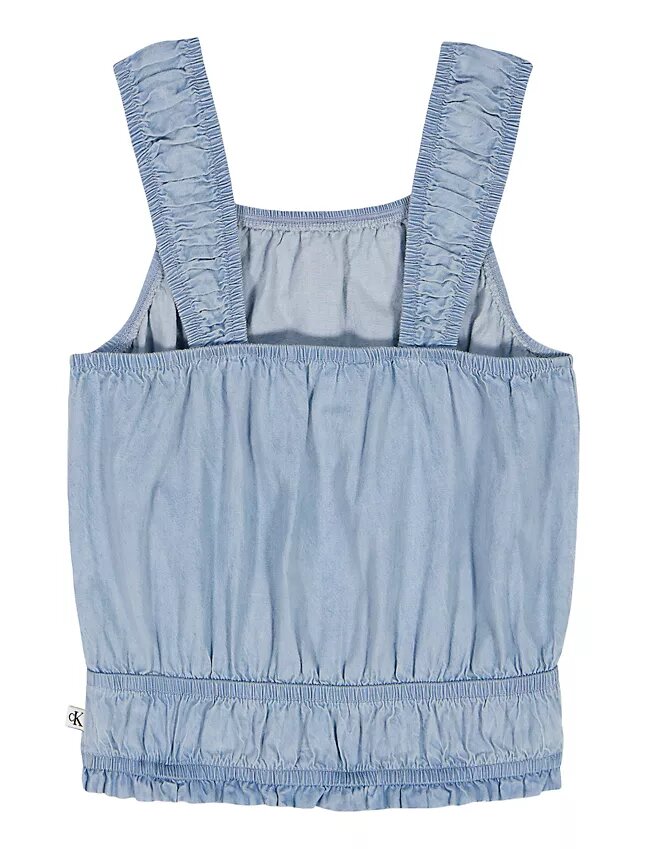 Débardeur smocké pour filles Débardeur smocké pour filles