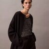 Débardeur texturé jacquard Débardeur texturé jacquard