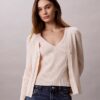 Ensemble cardigan et débardeur en coton côtelé Ensemble cardigan et débardeur en coton côtelé