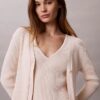 Ensemble cardigan et débardeur en coton côtelé Ensemble cardigan et débardeur en coton côtelé